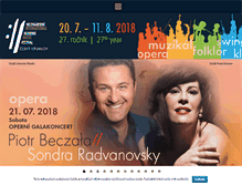 Tablet Screenshot of festivalkrumlov.cz